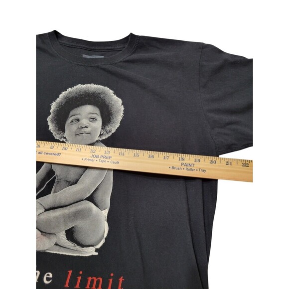 The Notorious B.I.G. Sky's The Limit Mens L Black T-Shirt D27-1 - Picture 4 of 7